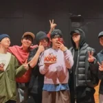 Momen Spesial V BTS Rayakan Ultah di Studio