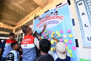 Pertamina Peduli Dampingi Anak Korban Bencana di Sumatra