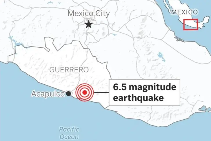 Gempa Kuat Guncang Meksiko, Getaran Terasa hingga Mexico City