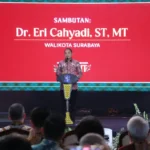 Natal Kota Surabaya di Balai Kota, Iman dan Toleransi Menyatu di Tengah Hujan