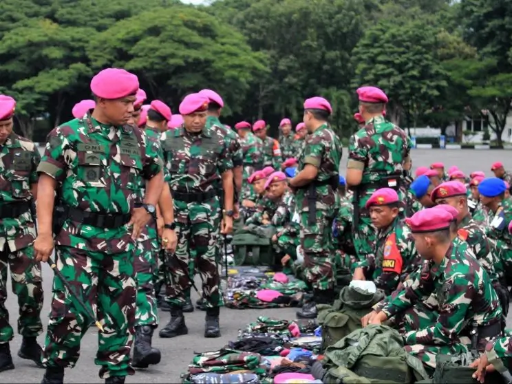 Prajurit Marinir Siap Diterjunkan Rekonstruksi Bencana Sumatra