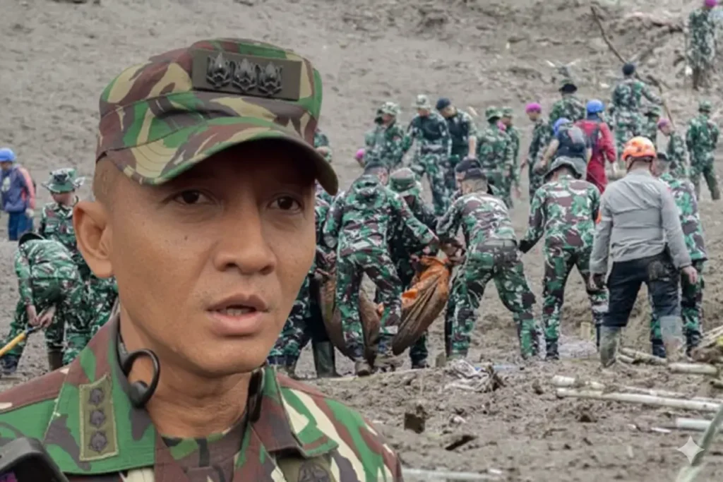 Prajurit Marinir Gugur Akibat Longsor di Cisarua Bandung Barat