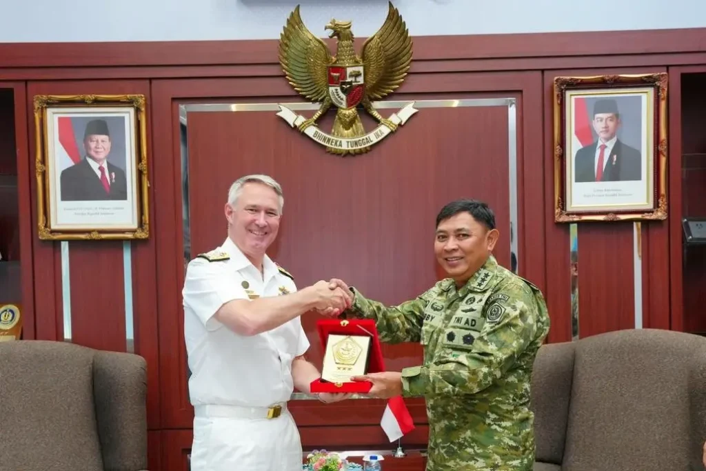 Asops Panglima TNI Terima Kunjungan Kepala Operasi Gabungan Australia