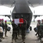 Praka Marinir Andiko Affiari Rahmat Dilepas Secara Militer