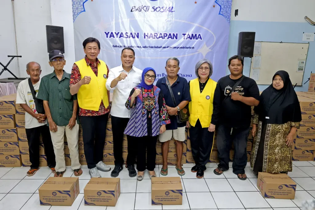 Yayasan Harapan Tama Bagikan 1.000 Paket Sembako Ramadan di Surabaya