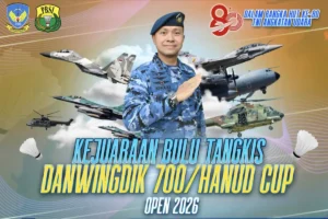 Kejuaraan Bulu Tangkis DANWINGDIK 700 Hanud Cup 2026 Digelar di Surabaya, Hadiah puluhan juta