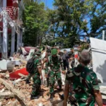 Gempa Guncang Sulawesi Utara, TNI Kerahkan Prajurit Bantu Evakuasi