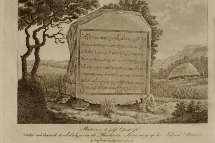 Arca Shiva dan Prasasti Damalung Kembali ke Indonesia