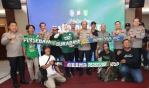 Kapolda Jatim Satukan Aremania dan Bonek, Rivalitas Hanya di Lapangan