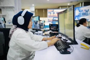 Meski WFH, Command Center Kemensos Tetap Beroperasi