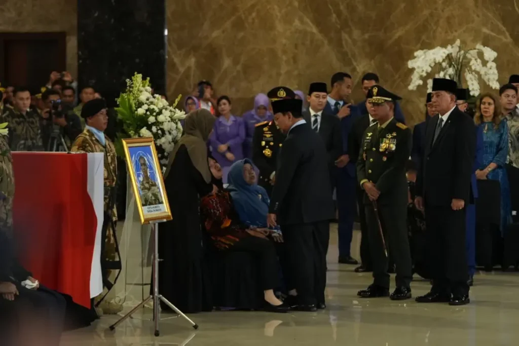 Prajurit TNI Gugur di Lebanon, Presiden dan Menhan Beri Penghormatan