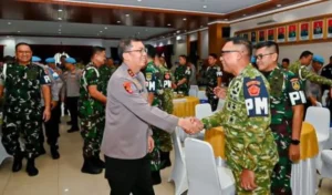 Sinergitas TNI Polri Diperkuat Lewat Coffee Morning dan Halal Bihalal 2026