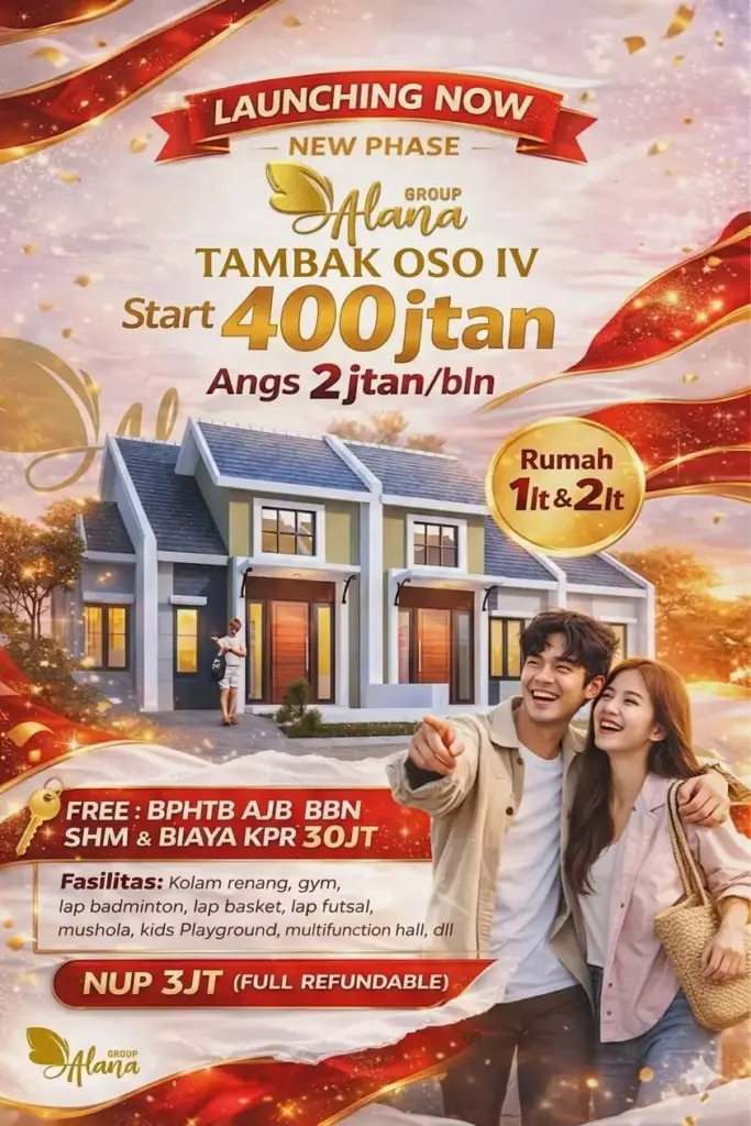 Promo Perumahan Alana Tambak Oso