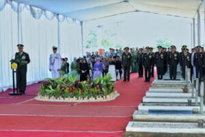 Sekjen Kemhan Hadiri Pemakaman Prajurit TNI Gugur di Lebanon