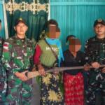 Warga Perbatasan Serahkan Senjata Api ke Yonarmed 12 Kostrad, Bukti Kepercayaan Masyarakat