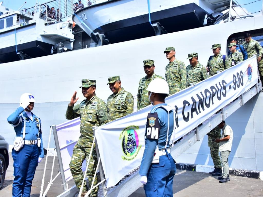 KRI Canopus-936 Resmi Tiba, Perkuat Kemampuan Survei dan Pemetaan Laut TNI AL
