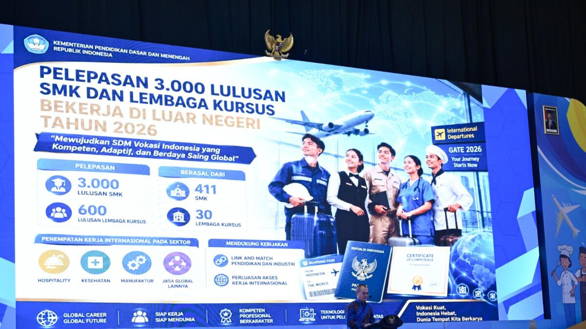 Harkitnas, Kemendikdasmen Kirim Ribuan Lulusan SMK ke Luar Negeri