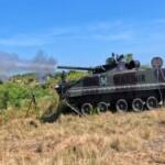 Yon Tank Amfibi 2 Marinir Sukses Uji Fungsi Amunisi 100 mm BMP-3F