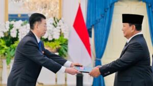 Sembilan Duta Besar Negara Sahabat Serahkan Surat Kepercayaan kepada Prabowo