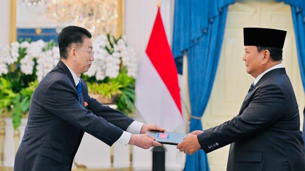 Sembilan Duta Besar Negara Sahabat Serahkan Surat Kepercayaan kepada Prabowo