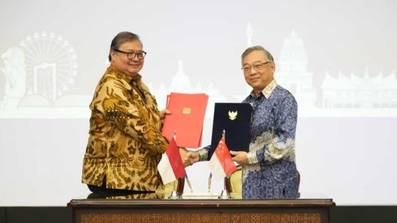 Kerja Sama Indonesia Singapura Diperkuat di Sektor Industri dan Energi Hijau
