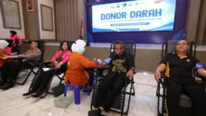 Polda Jatim Gelar Donor Darah untuk Sambut Hari Bhayangkara ke-80