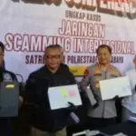 Polrestabes Surabaya Tetapkan 45 Tersangka Sindikat Penipuan Siber Internasional