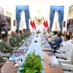 Program Strategis TNI Jadi Fokus Pertemuan Prabowo dengan Panglima dan Kepala Staf