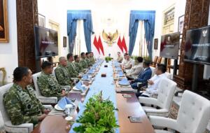 Program Strategis TNI Jadi Fokus Pertemuan Prabowo dengan Panglima dan Kepala Staf