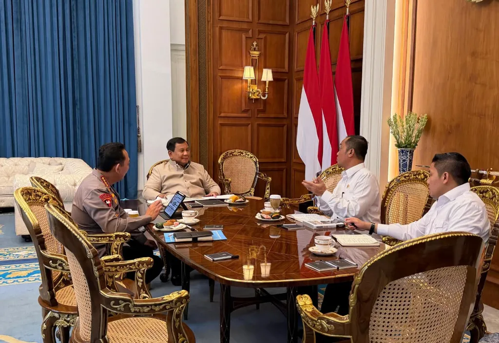 Presiden Prabowo Terima Kapolri, Bahas Kamtibmas dan Hari Bhayangkara 2026