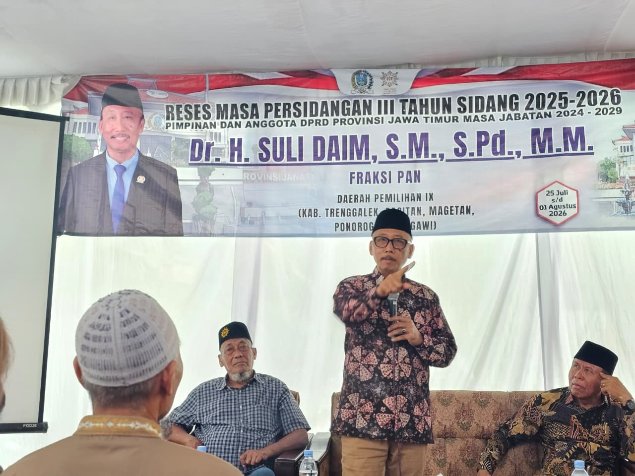 Suli Da’im Dukung Pelestarian Situs Sendang Kamulan demi Kesejahteraan Masyarakat Trenggalek