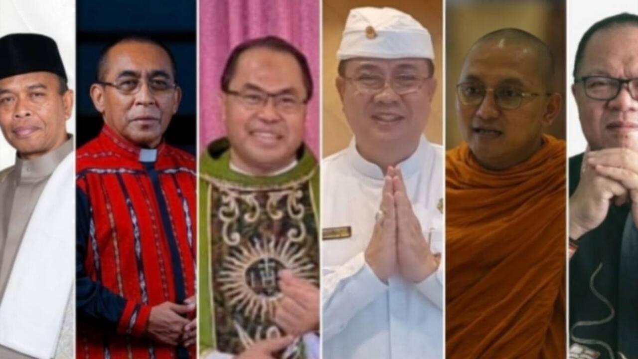 Enam Tokoh Lintas Agama Pimpin Doa Kebangsaan di Monas pada HUT Ke-81 RI