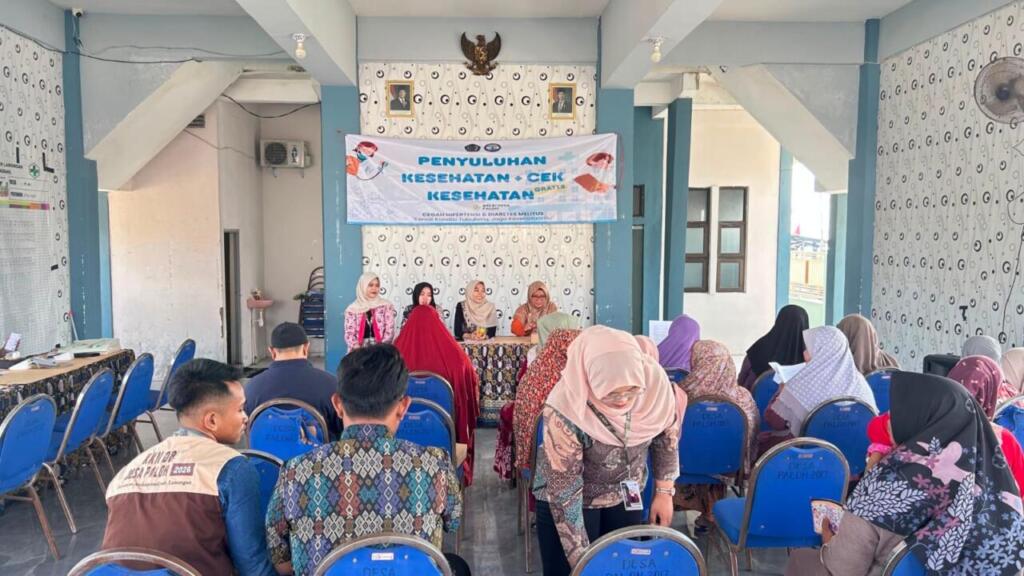 KKN Umla Gelar Cek Kesehatan Gratis untuk Warga Desa Paloh Paciran