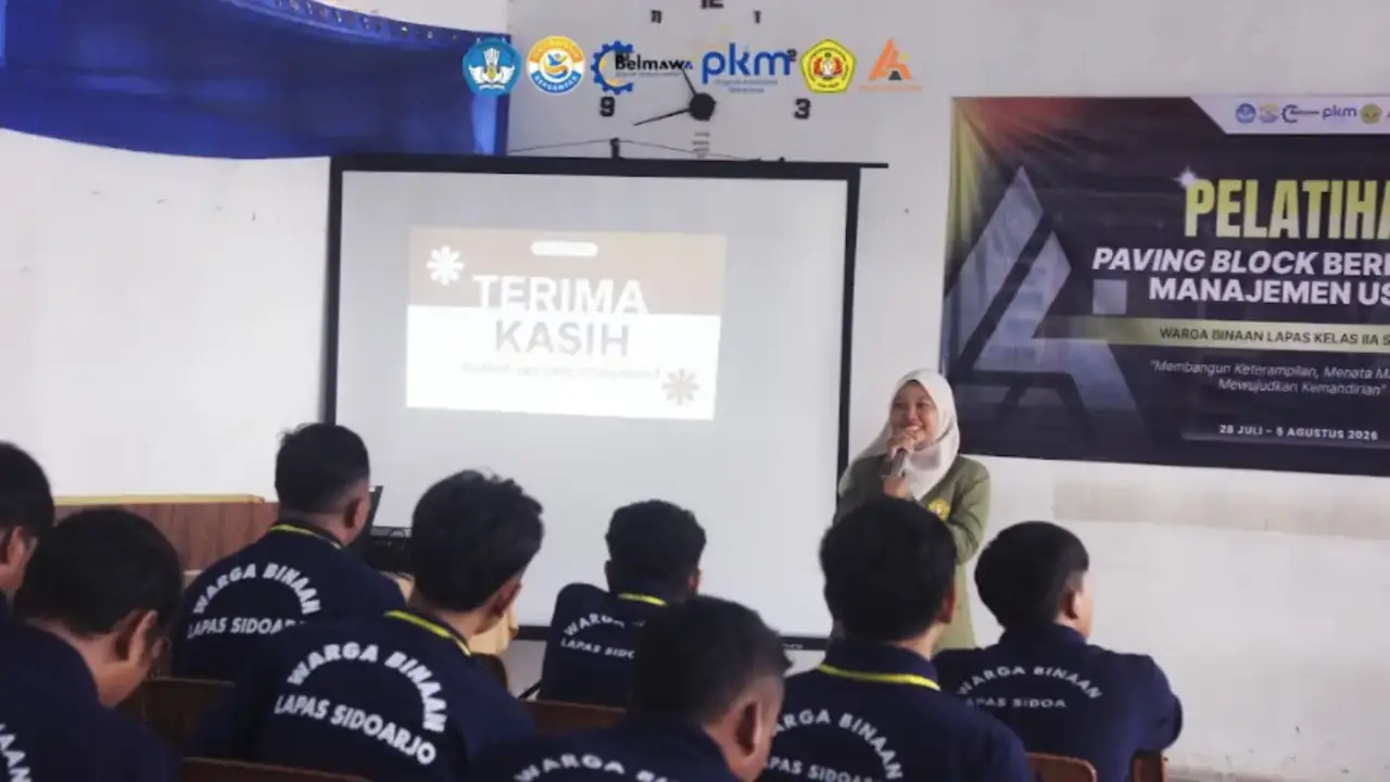 Kolaborasi dengan Lapas Sidoarjo, PKM UPN Veteran Jatim Dorong Kemandirian Warga Binaan