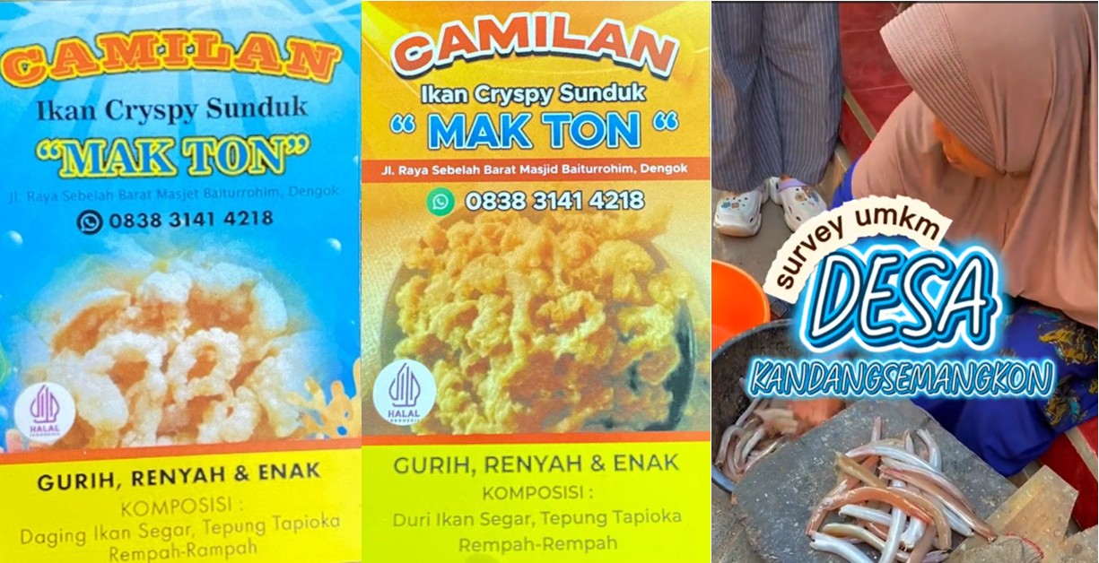 Mahasiswa KKN Umla Bantu UMKM Sunduk Krispi Perluas Pemasaran Lewat Digital