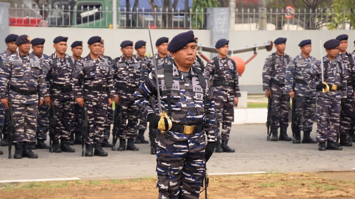 Kodaeral V Peringati Hari Jadi ke-81 TNI AL di Surabaya